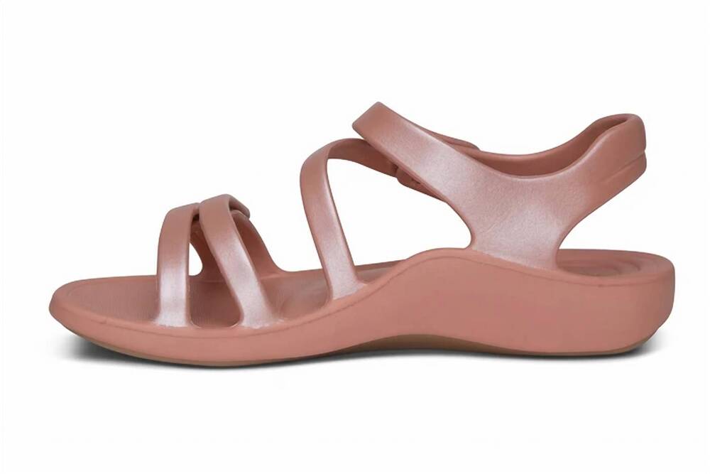 NEW AETREX women's jillian sport sandal in blush